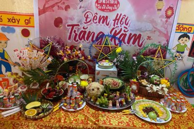 Vui tết trung thu 2022 trường MG Hoa Sim