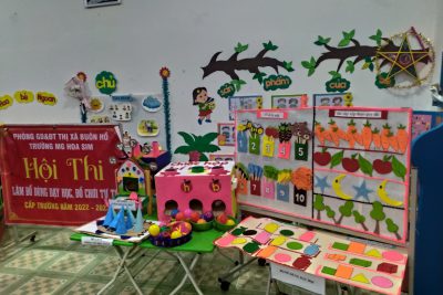 Thi đồ dùng dạy, đồ chơi tự tạo cấp trường