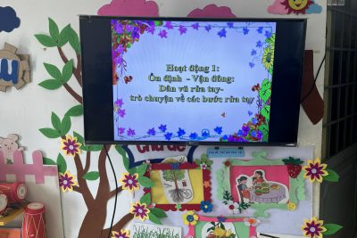 Tiết dạy chuyên đề 18/03/2024 Vận động – Dân vũ rửa tay: Trò chuyện về các bước rửa tay