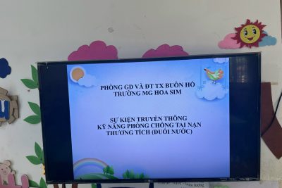 Tổ chức CLB cha mẹ học sinh, sự kiến truyền thông kỹ năng phòng tai nạn thương tích (đuối nước), phòng tránh thiên tai và giảm thiểu biến đổi khí hậu.