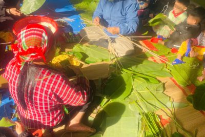 Trải nghiệm gói bánh Chưng, bánh tét, bánh tẻ ngày 20/01/2025