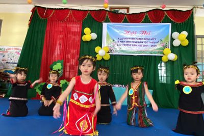 Thi tăng cường tiếng việt DTTS cấp trường ngày 21/02/2025