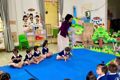 Tiết dạy giờ dạy tốt “Chủ đề: Gia Đình” Đề tài: Thơ Chiếc quạt nan: Cô – Trần Thị Thanh_ Lớp mầm